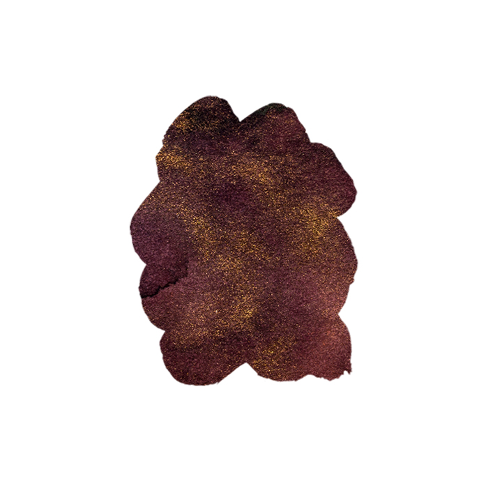 Jacques Herbin shimmer ink 1670系列 Caroube de Chypre 豆角棕 閃粉墨水