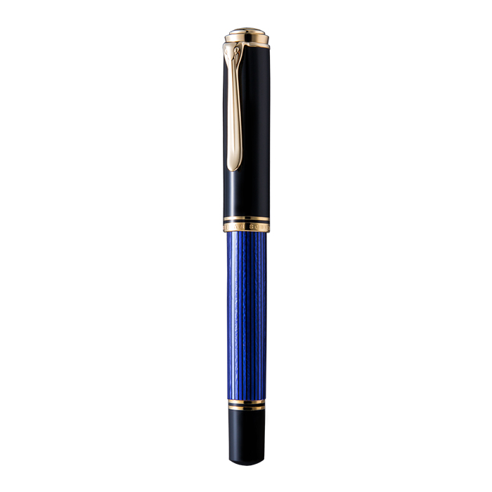 Pelikan 百利金  Souverän M800 黑藍金夾墨水筆