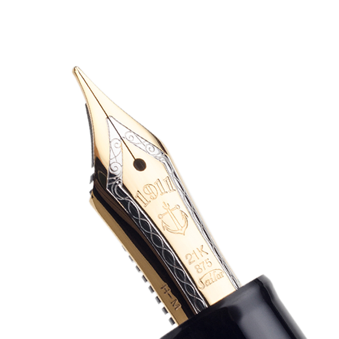 Sailor Progear 大型平頂系列Σ 金夾黑色 墨水筆
