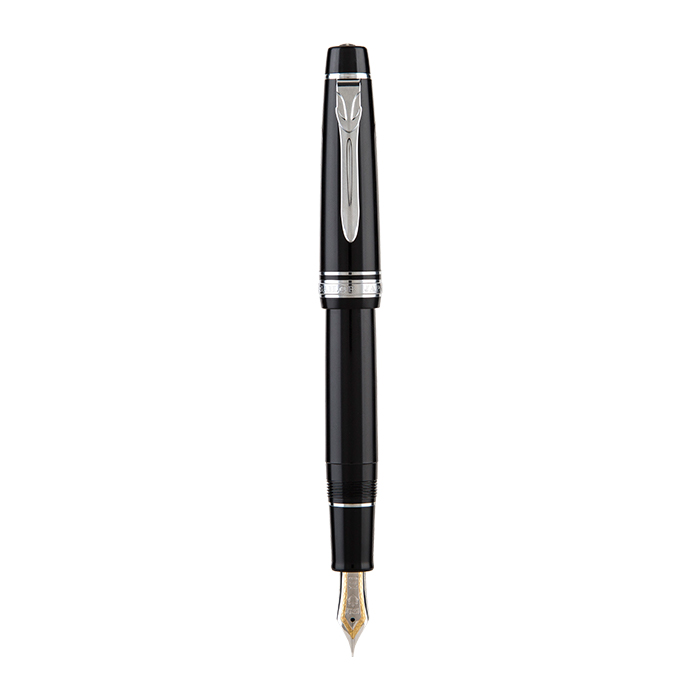 Sailor Pro Gear 大型平頂系列Σ 銀夾黑色 墨水筆