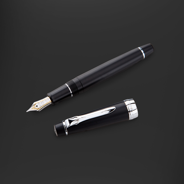 Sailor Pro Gear 大型平頂系列Σ  銀夾啞光黑 墨水筆