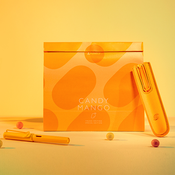 LAMY凌美 Safari狩獵系列 Candy芒果黃 墨水筆套裝
