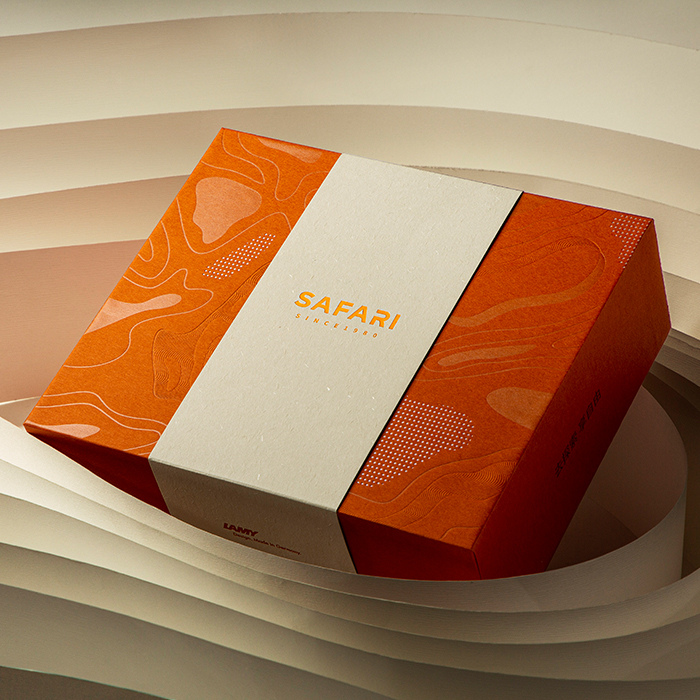 LAMY凌美 Safari Origin 狩獵系列 2021 落日橙墨水筆連墨水套裝