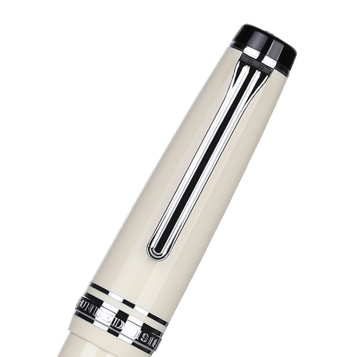 Sailor寫樂 Professional Gear大型平頂系列 銀夾象牙白墨水筆