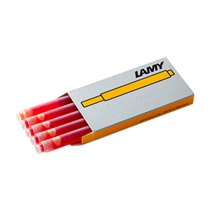 LAMY凌美 T10即棄墨芯 芒果黃色