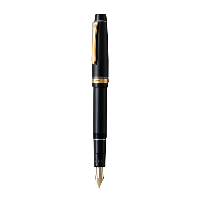 Pilot百樂 Justus 95系列 直紋黑色 14K金尖墨水筆