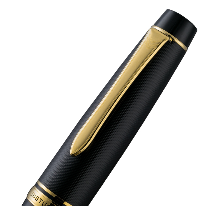 Pilot百樂 Justus 95系列 直紋黑色 14K金尖墨水筆