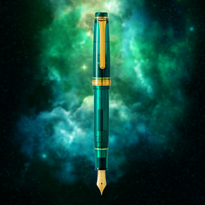 Sailor寫樂 Professional Gear Slim 限量版 2021 金夾Blue Green Nebula 墨水筆