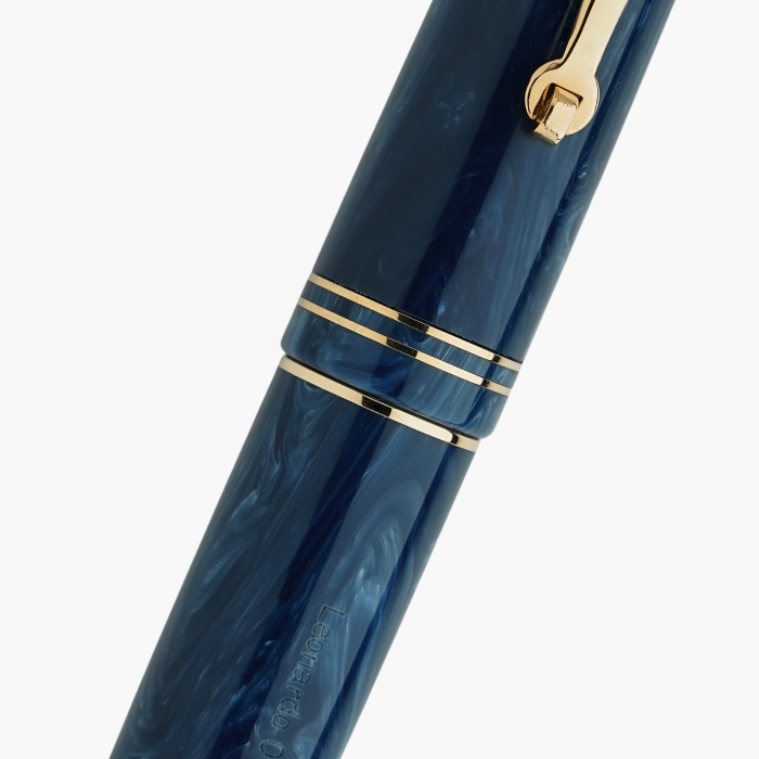 Leonardo Momento Zero系列 金夾 波西塔諾藍 墨水筆