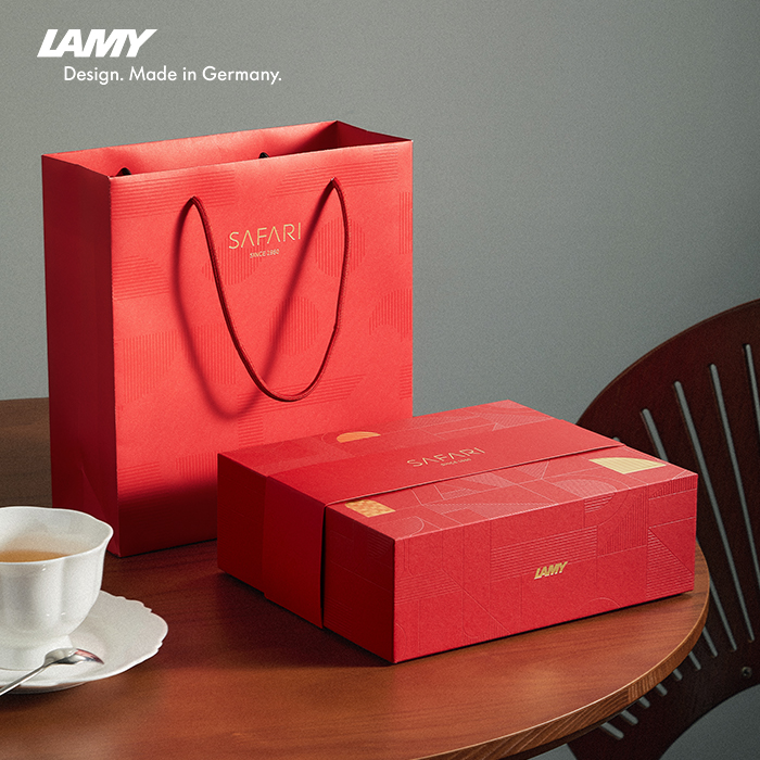 LAMY凌美 Safari狩獵系列 2022 Strawberry士多啤梨紅墨水筆連墨水套裝
