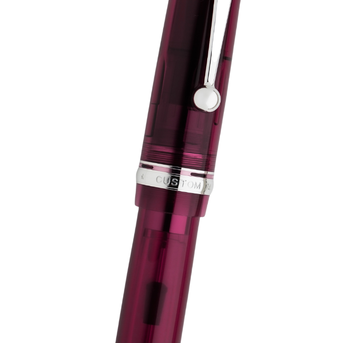 Pilot百樂 Custom 74系列 透明酒紅色 墨水筆
