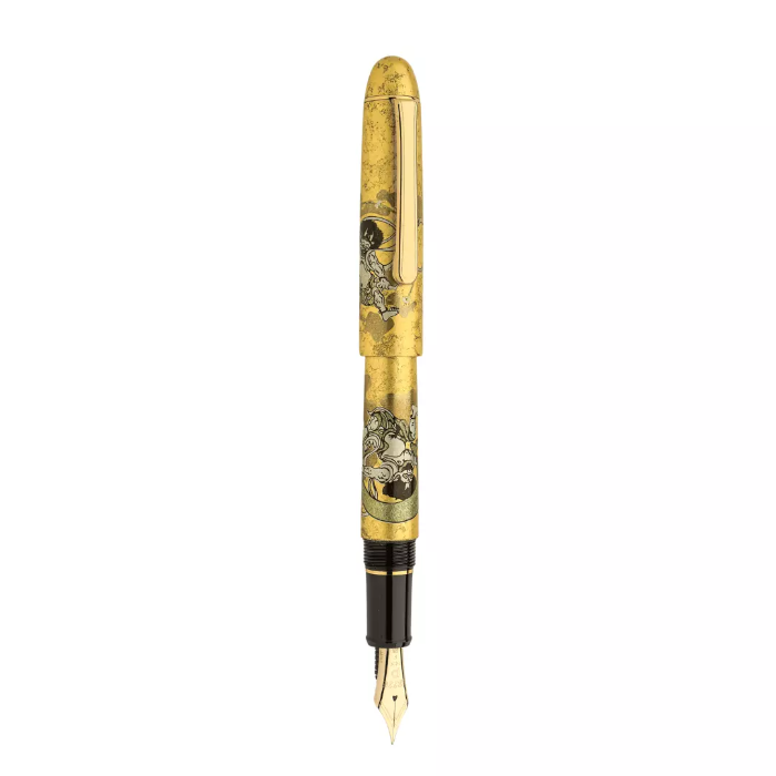 Platinum白金 #3776系列 金沢箔 風神雷神 14K 墨水筆
