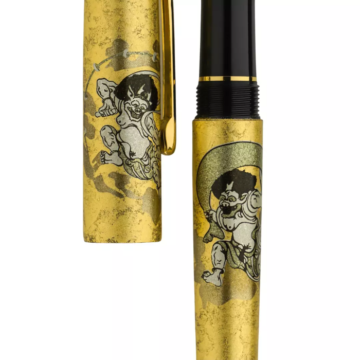 Platinum白金 #3776系列 金沢箔 風神雷神 14K 墨水筆