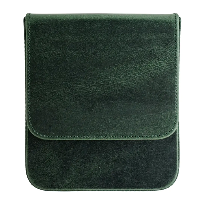Galen Leather Magnum Opus皮革硬筆盒 綠色 六支裝 連可拆式筆盤