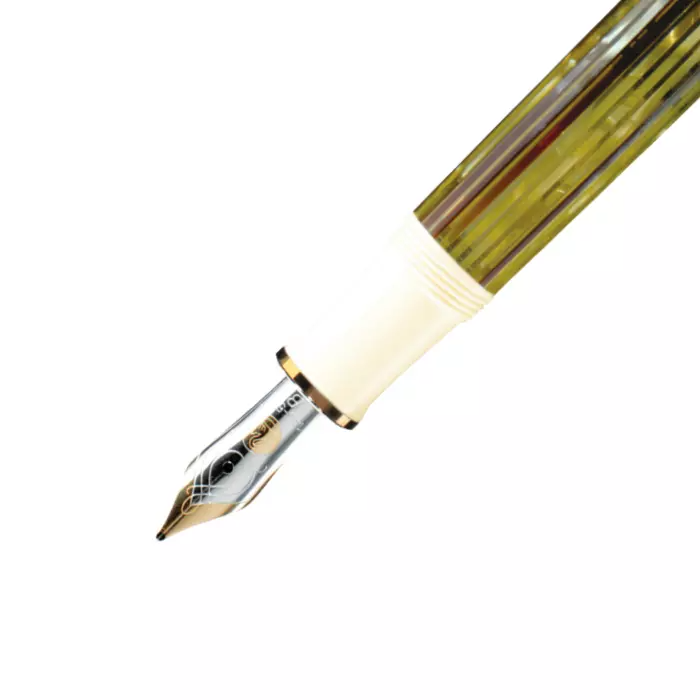Pelikan百利金 帝王系列 M400 玳瑁紋 白 墨水筆