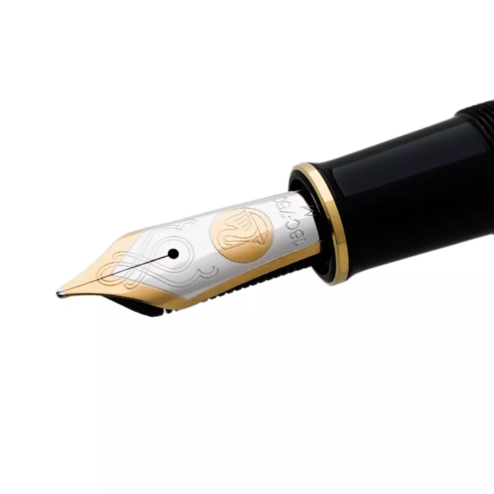Pelikan百利金 帝王系列 M1000 全黑金夾 墨水筆