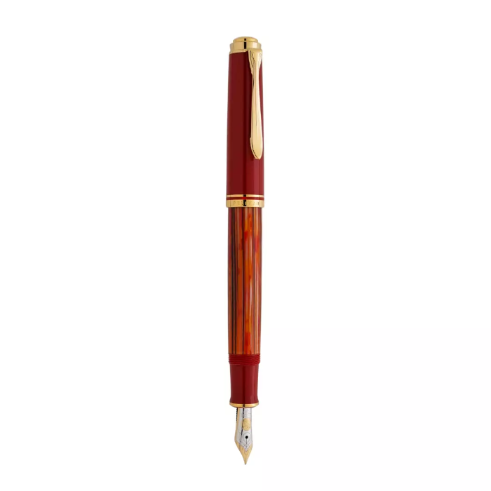 Pelikan百利金 帝王系列 M600 玳瑁紋 紅 墨水筆