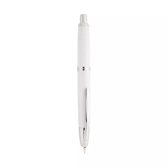 Pilot百樂 Capless Carbonesque White 格紋白色 墨水筆