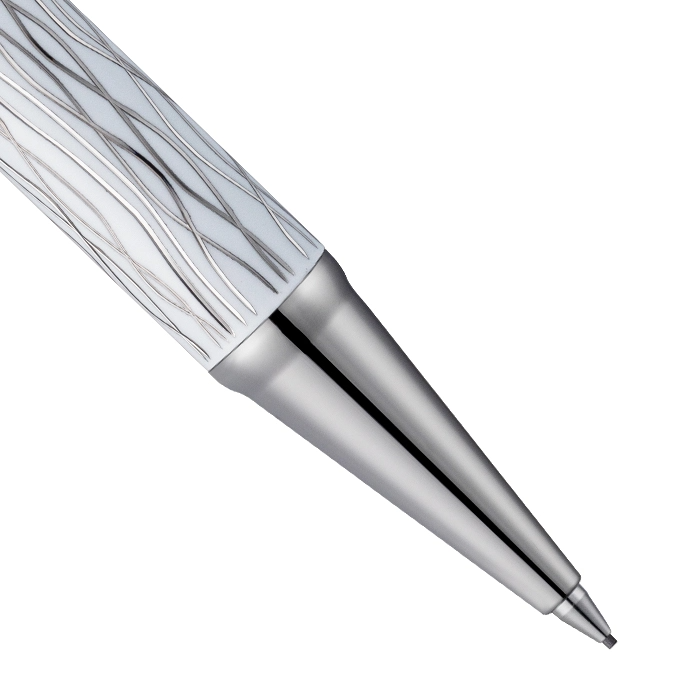 Otto Hutt Design 04 Wave White 0.7mm Mechanical Pencil 