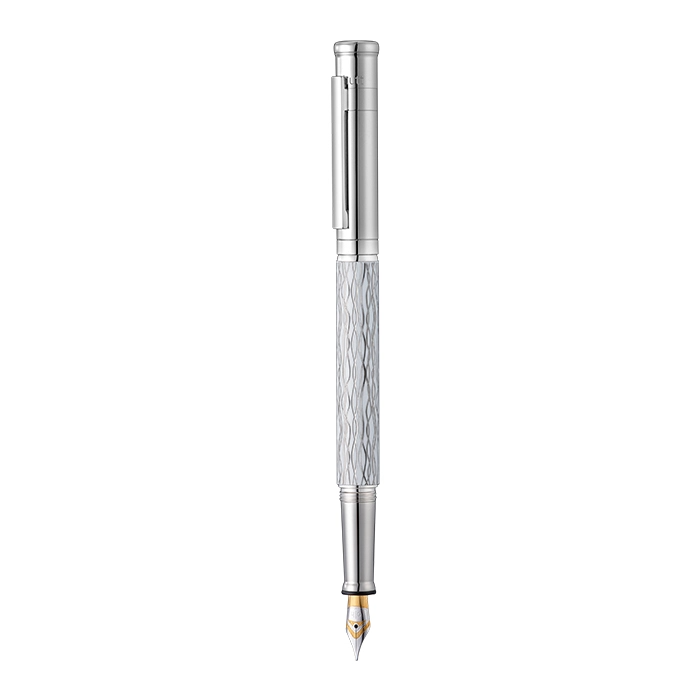 Otto Hutt Design 04 Wave White Fountain Pen