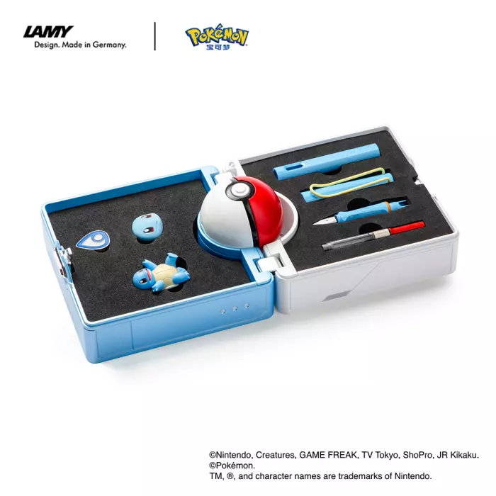 【預購中】LAMY x Pokemon 2022 聯乘 Safari狩獵系列鋼筆限定套裝 車厘龜