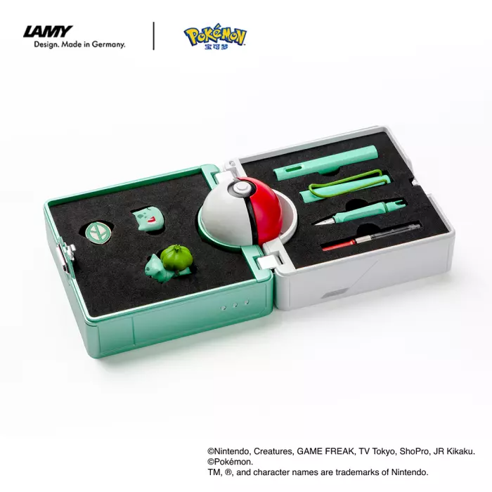 LAMY x Pokemon聯乘 Safari狩獵系列鋼筆限定套裝 奇異種子