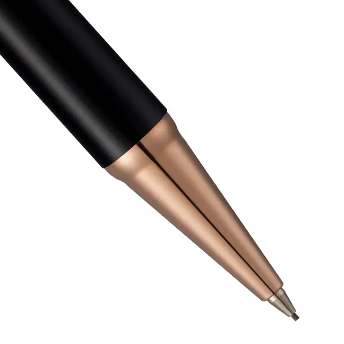 Otto Hutt奧托赫特 Design 04 玫瑰金夾 黑色 0.7mm 自動鉛筆