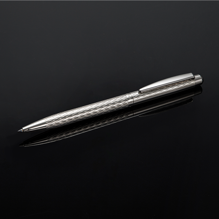 Otto Hutt奧特赫 Design 02系列 銀夾純銀蜂巢紋 原子筆