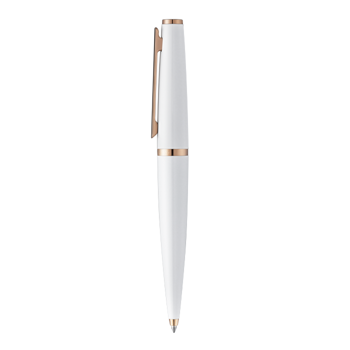 Otto Hutt Design 06系列 玫瑰金夾 白色 原子筆