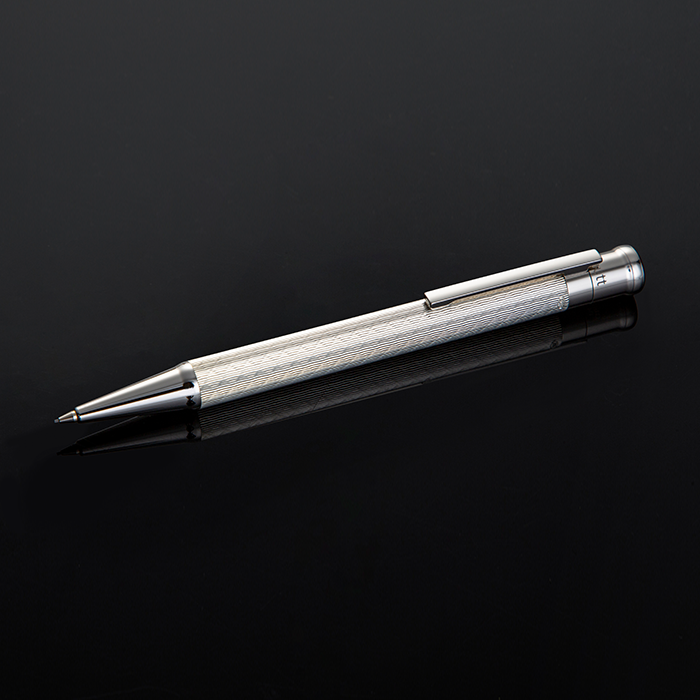 Otto Hutt Design 04系列 銀夾 純銀 鑽石公主方切割 0.7mm 自動鉛筆