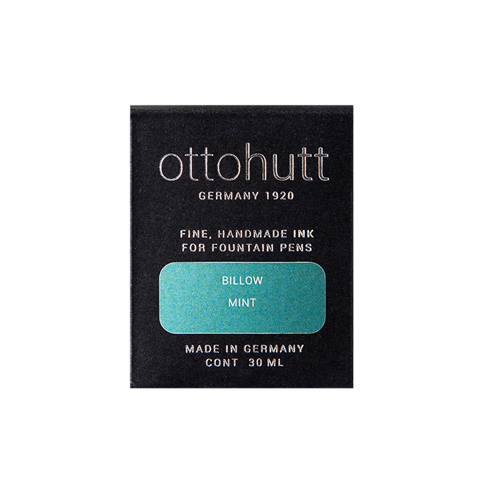 Otto Hutt 奧特赫 香氣墨水30毫升連玻璃筆套裝  海浪綠 薄荷味