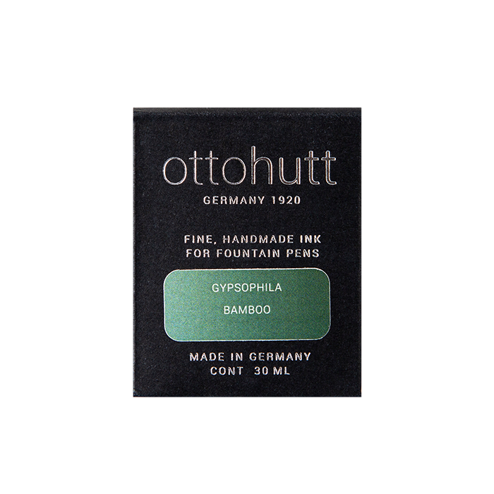 Otto Hutt 奧特赫 香氣墨水30毫升連玻璃筆套裝  竹林綠 竹子味