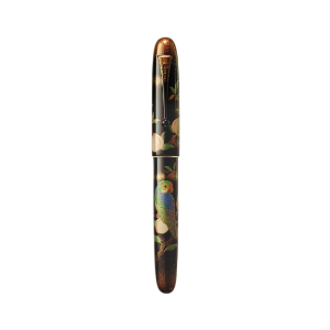 Namiki並木 Yukari Royale系列 研出高蒔繪 桃と鸚鵡 Parrot with Peach 鋼筆