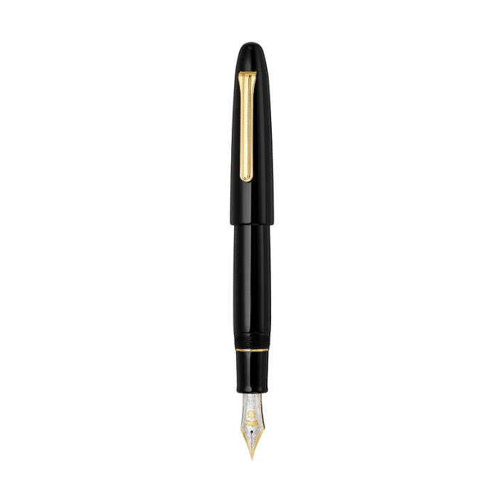 Sailor 寫樂 超大型魚雷系列 筆王 金夾 黑色硬橡膠 長刀研 鋼筆 