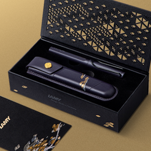 Lamy 凌美 Safari 狩獵系列 松煙 鋼珠筆套裝 (連皮套)