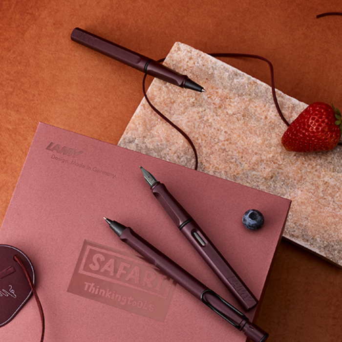 Lamy 凌美 Safari 狩獵系列 2025  Scarlet 美拉德棕 鋼珠筆套裝