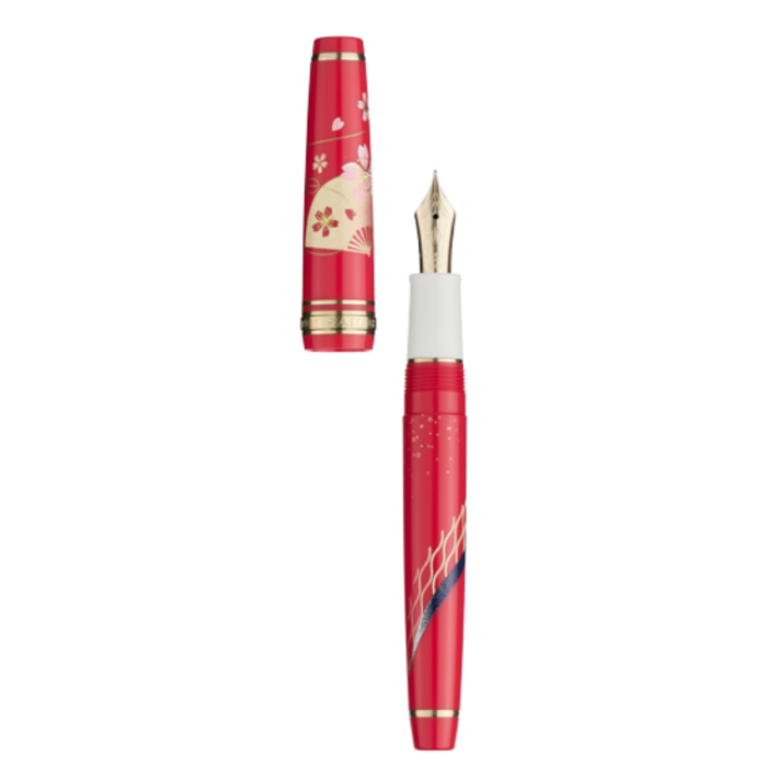 Sailor 寫樂 中型平頂系列 特別版 Kimono Prosperity 繁榮 14k 鋼筆