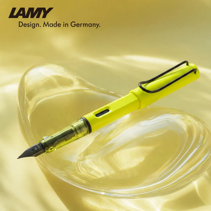 LAMY Safari 2026 Neon Yellow 狩獵系列 冰檸黃 墨水筆