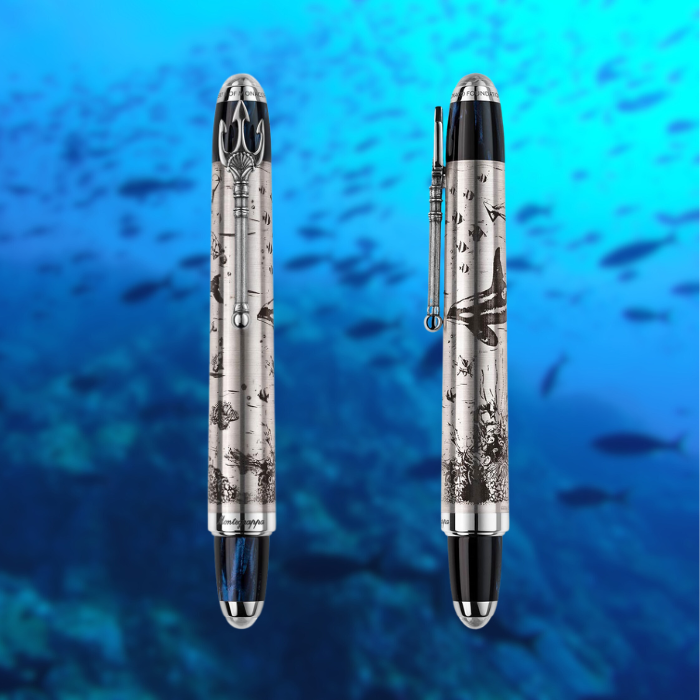 Montegrappa 萬特佳 海洋系列 限量版 摩納哥阿爾貝二世基金會 鋼筆