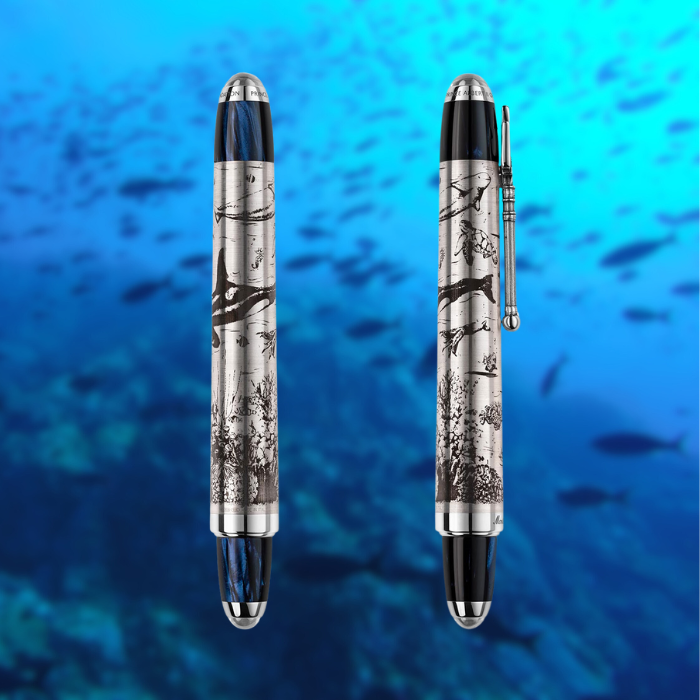 Montegrappa 萬特佳 海洋系列 限量版 摩納哥阿爾貝二世基金會 鋼筆