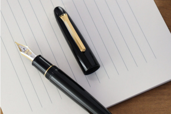 Sailor 寫樂 超大型魚雷系列 筆王 金夾 黑色硬橡膠 長刀研 鋼筆