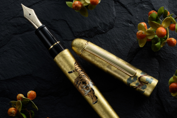 Platinum白金 #3776系列 金沢箔 松虎 14K 墨水筆